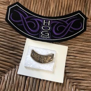 Harley-Davidson HOG 2004 Rocker Patch & Pin Set